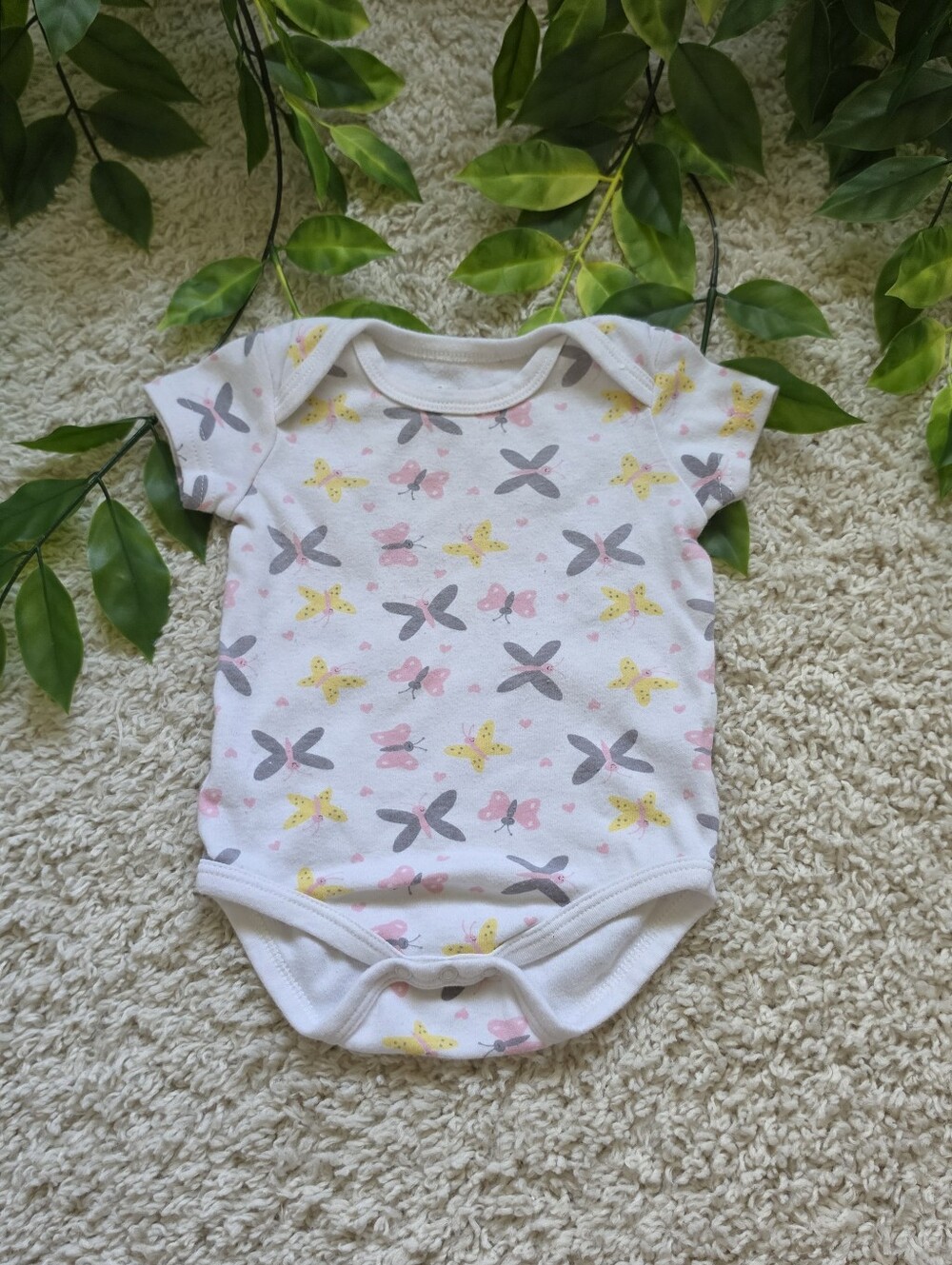Baby Girl Butterfly Onesie (6-9 Months)